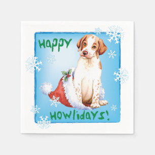 Christmas Pointer Napkins