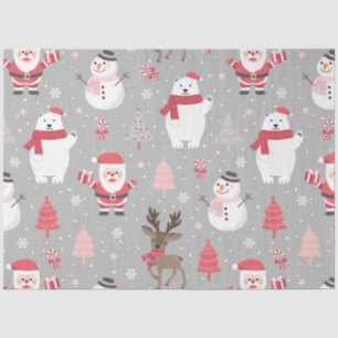 Christmas Polar Bear Series Design 10 Tissue Paper
