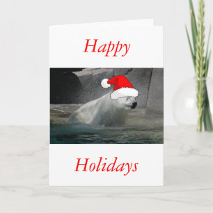 Christmas Polar Bears Holiday Card