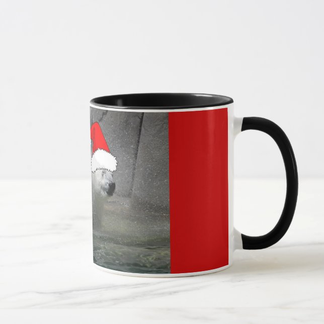 Christmas Polar Bears Mug (Right)