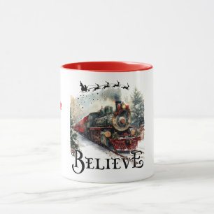 Christmas Polar Express Personalised Mug