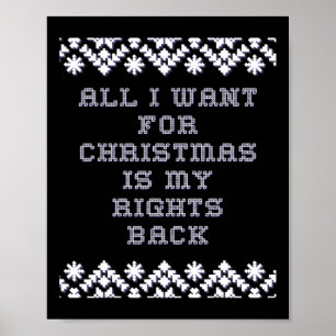 Christmas Political Humour Xmas Saying Pro Trump A Poster