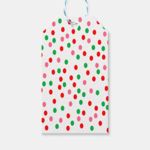 Christmas Polka Dots Gift Tags