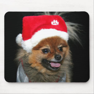 Christmas Pomeranian Mousepad
