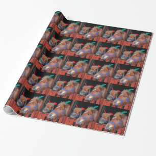 Christmas Ponies Wrapping Paper