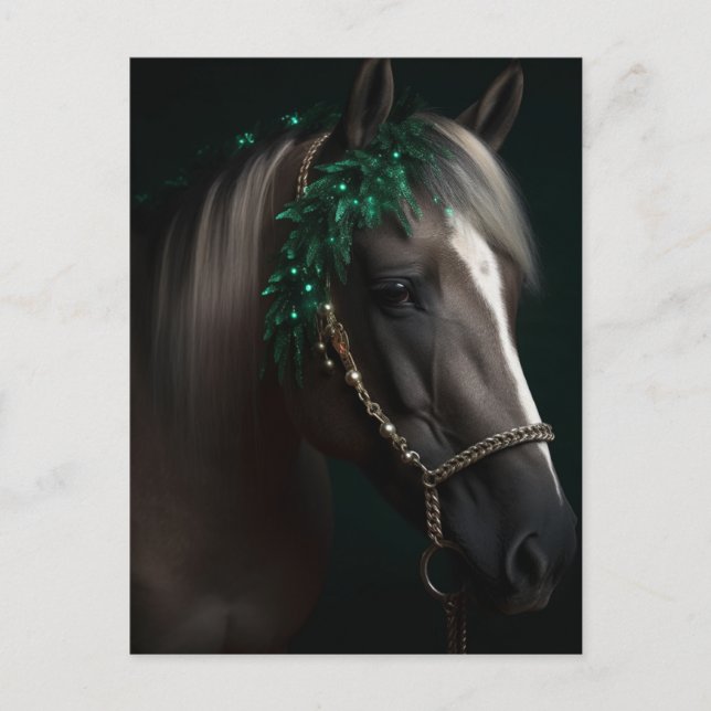 Christmas Pony Postcard (Front)