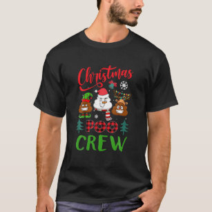 Christmas Poo Crew - Funny Christmas Poop Emoji T-Shirt