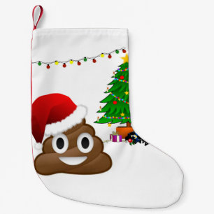 christmas poo emoji xmas stocking