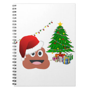 christmas poo notebook