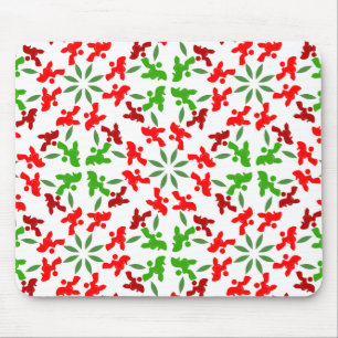 Christmas Poodles Mouse Pad