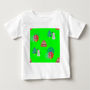 christmas poop emoji baby T-Shirt