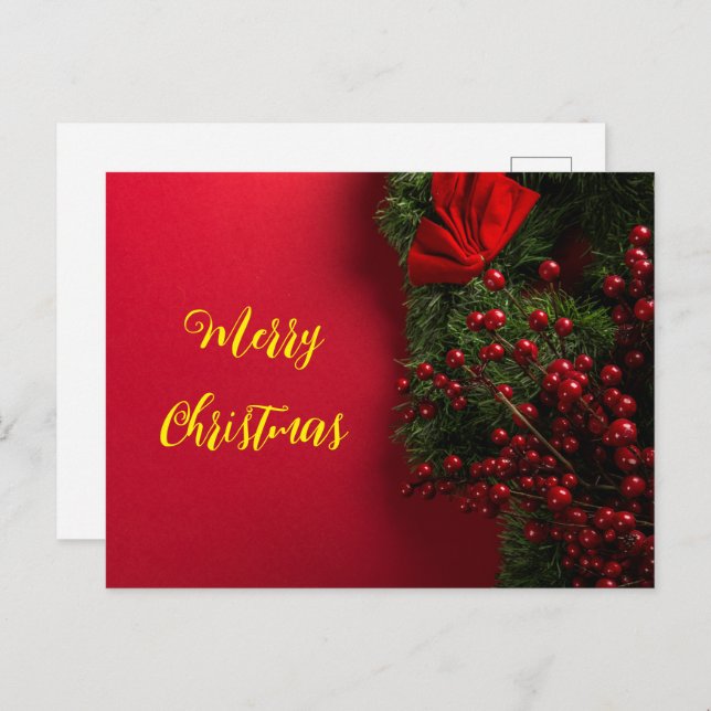 Christmas post card  (Front/Back)