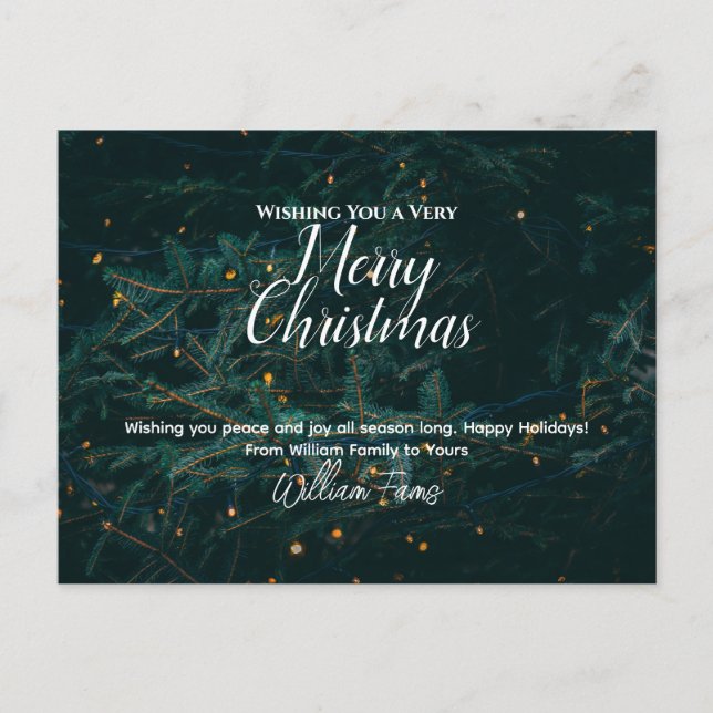 Christmas Postcard (Front)