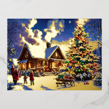 Christmas postcard
