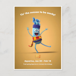 Christmas Postcard for Aquarius