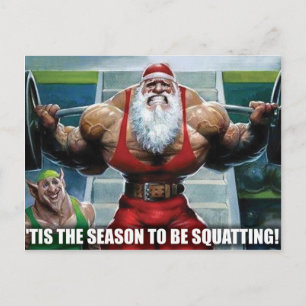 Christmas Postcard - Gym Motivation