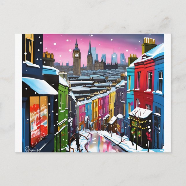 Christmas Postcard - London (Front)