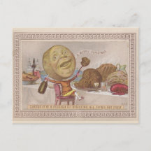 Christmas Postcard Peevish Cheese