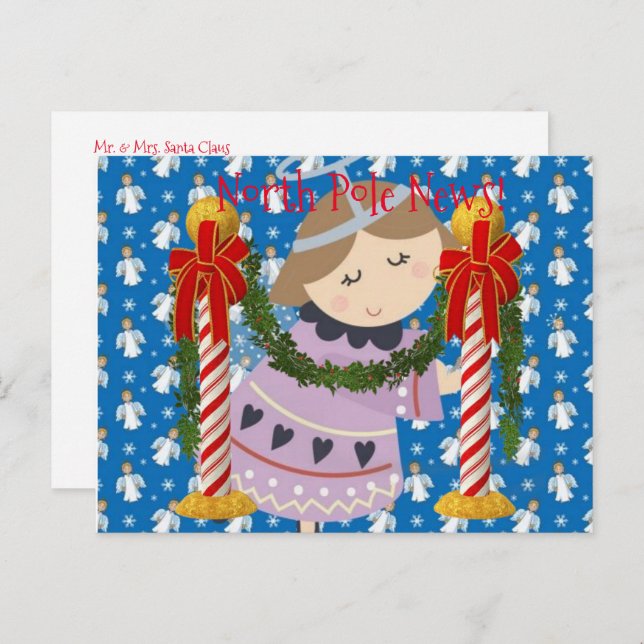 Christmas Postcards North Pole  (Front/Back)