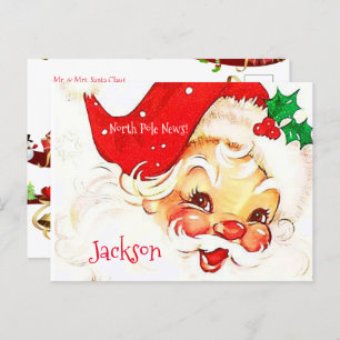 Christmas Postcards North Pole Vintage Santa