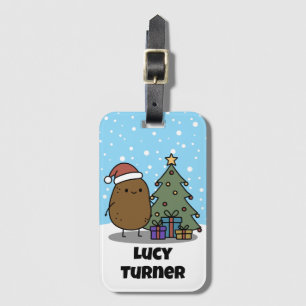 Christmas Potato Custom Luggage Tag