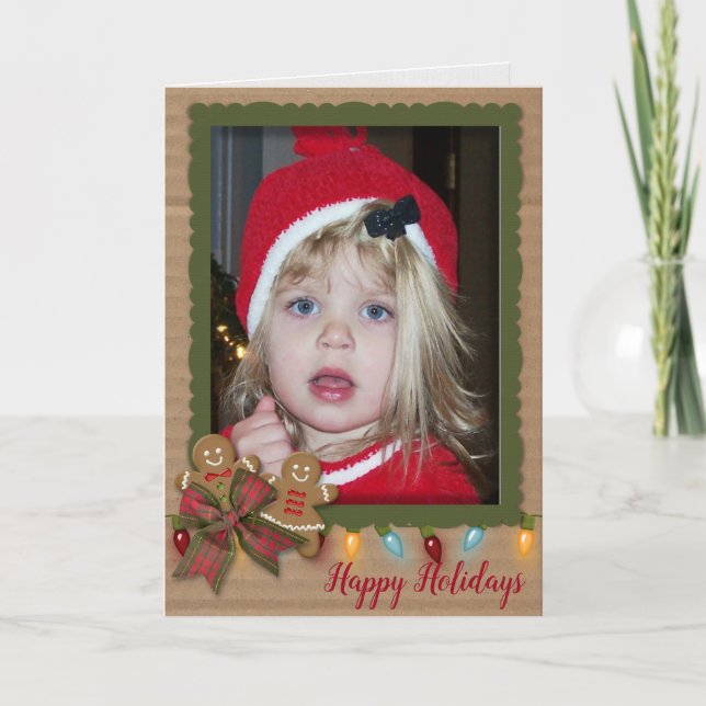 Christmas Poto Frame on Cardboard Card (Front)