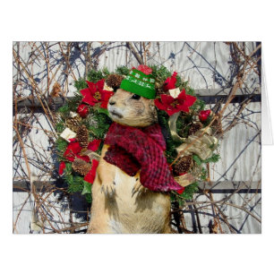 Christmas Prairie Dog
