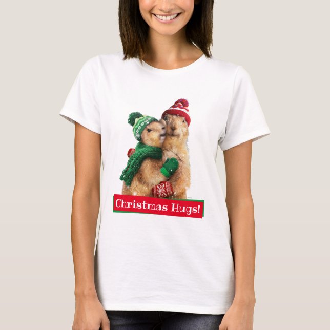 Christmas Prairie Dogs T-Shirt (Front)