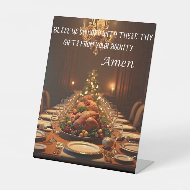 Christmas prayer table sign (Front)