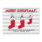 Christmas Pregnancy Announcement Card - Stockings