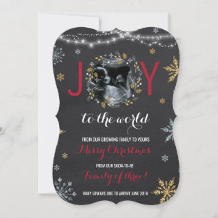 Christmas Pregnancy Announcement Christmas Photo