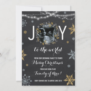 Christmas Pregnancy Announcement Christmas Photo