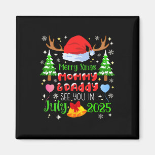 Christmas Pregnancy Announcement Due In July 2025 Magnet