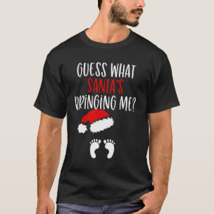Christmas Pregnancy Announcement Gift For Pregnant T-Shirt