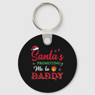 Christmas Pregnancy Announcement New Dad Mum Gift  Key Ring