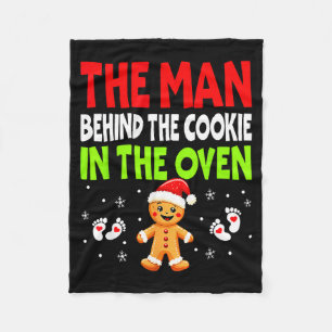 Christmas Pregnancy The Man Behind The Cookie In T Fleece Blanket