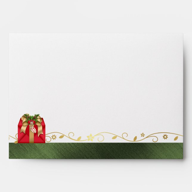 Christmas Present Christmas Envelope (Front)