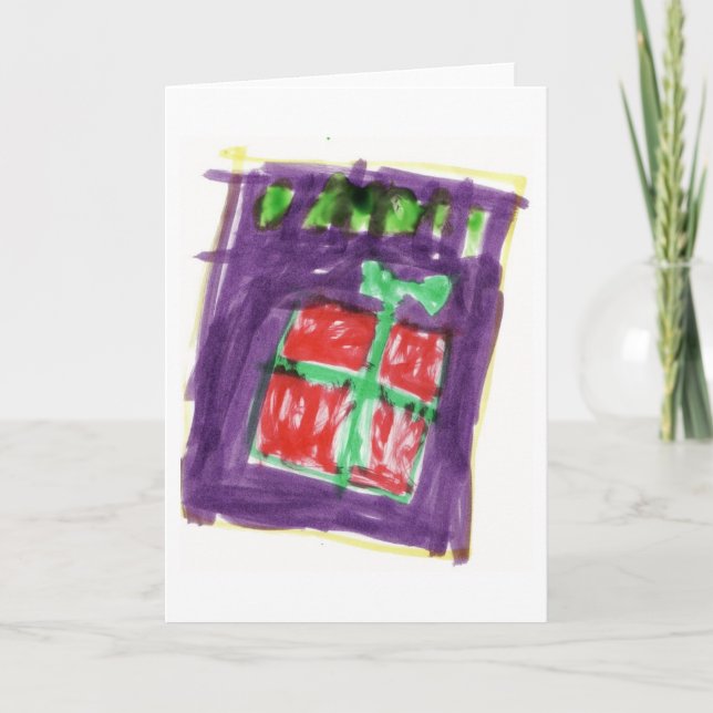 Christmas Present Holiday Card (Front)