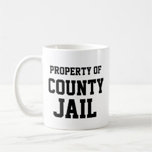 Christmas Present Idea Funny Novelty COUNTY JAIL Coffee Mug