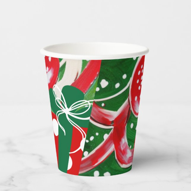 Christmas Present Paper Cups (Front)