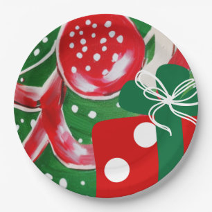 Christmas Present Paper Plate