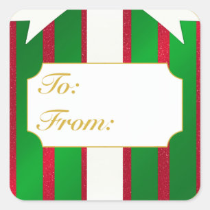Christmas Present To/From Label