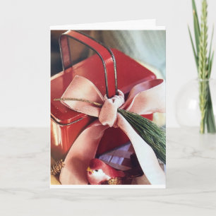 "CHRISTMAS PRESENTS" AND WISH FOR HAPPY HOLIDAYS CARD