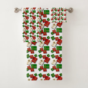 Christmas Presents Bath Towel Set