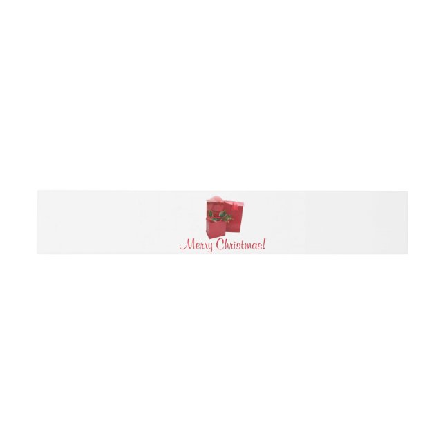 Christmas Presents Christmas Invitation Belly Band (Flat)