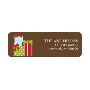 Christmas Presents Labels