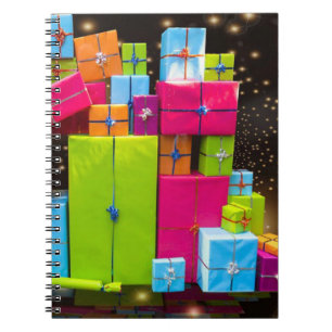christmas presents notebook. notebook