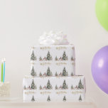 Christmas presents under the tree wrapping paper<br><div class="desc">Christmas presents under the tree.  Merry Christmas greeting</div>