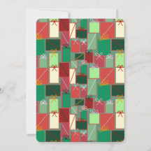 Christmas Presents with Ribbons and Bows