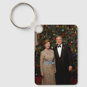 Christmas President George Bush White House  Key Ring